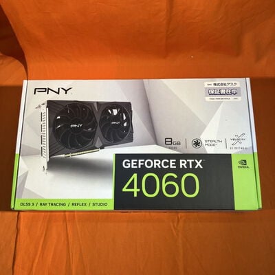 【なんば店】中古  PNY GeForce RTX 4060 8GB VERTO STANDARD DUAL FAN 3280021359 
