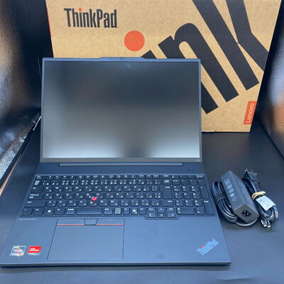 【宇都宮鶴田店】中古  Lenovo ThinkPad E16 Gen 2 AMD (AMD Ryzen5 7535U 2.9GHz/16GB/SSD256GB/-/オンボード/16/1920x1200/Wi-Fi/WEBCAM/W11P64) 176149 
