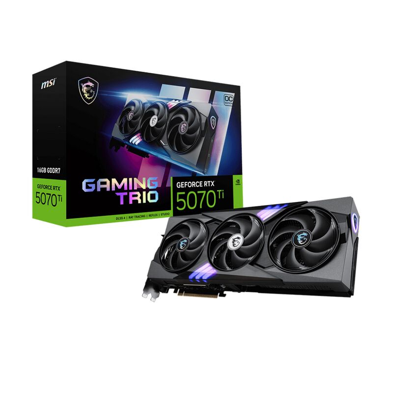 MSI GeForce RTX 5070 Ti 16G GAMING TRIO OC PLUS (GeForce RTX 5070