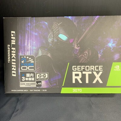 【横浜駅前店】中古  玄人志向 GG-RTX3070-E8GB/OC/DF/LHR (Geforce RTX 3070 8GB) 3400008516