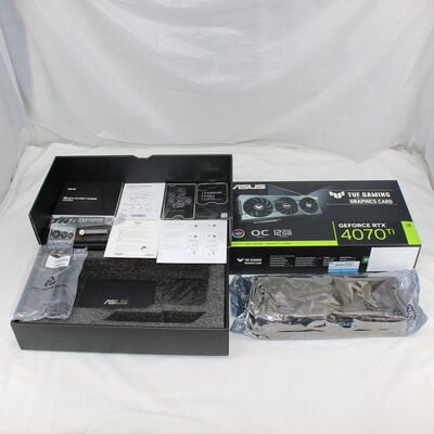 【通販センター】中古  ASUS TUF-RTX4070TI-O12G-GAMING（RTX4070Ti 12GB） 3480034224 