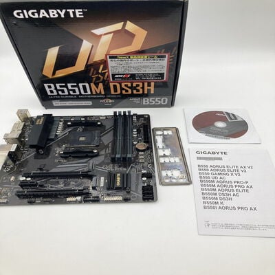 【神戸・三宮店】中古  GIGABYTE B550M DS3H (B550 AM4 mATX DDR4) 3430006494 