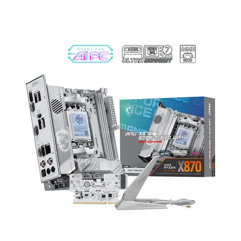 MSI MPG X870I EDGE TI EVO WIFI (X870 AM5 Mini-ITX) ｜ パソコン通販