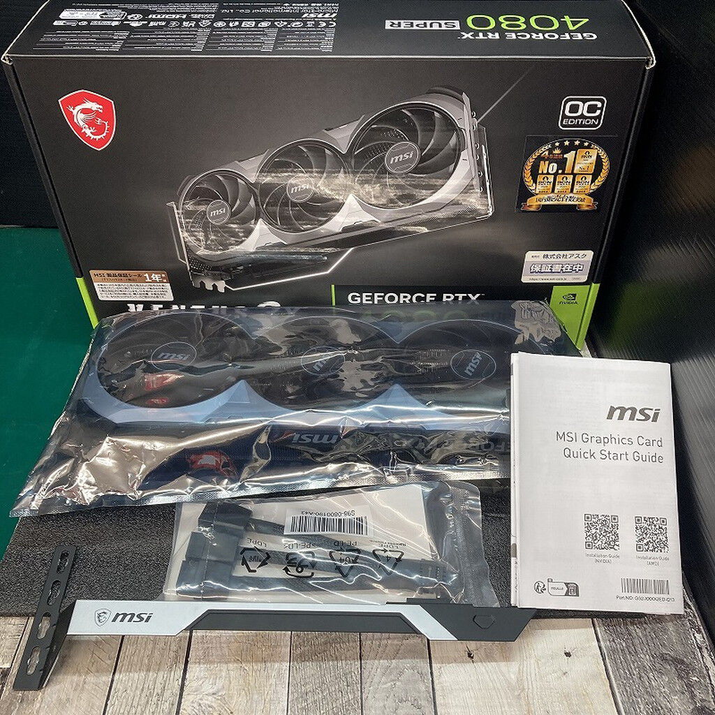 中古 MSI GeForce RTX 4080 SUPER 16G VENTUS 3X OC (RTX4080 SUPER