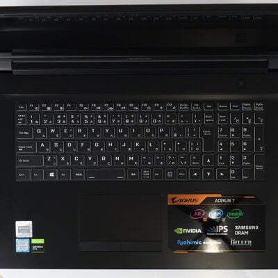 【通販センター】中古  GIGABYTE AORUS 7 NA(Intel Core i7 9750H/16GB/SSD500GB+HDD1TB/なし/NVIDIA GeForce GTX 1650 4GB/17.3/1920x1080/Wi-Fi/W11H64 MAR) 185378 