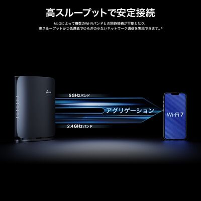 TP-Link  Archer BE6500 (デュアルバンドWi-Fi 7ルーター) 