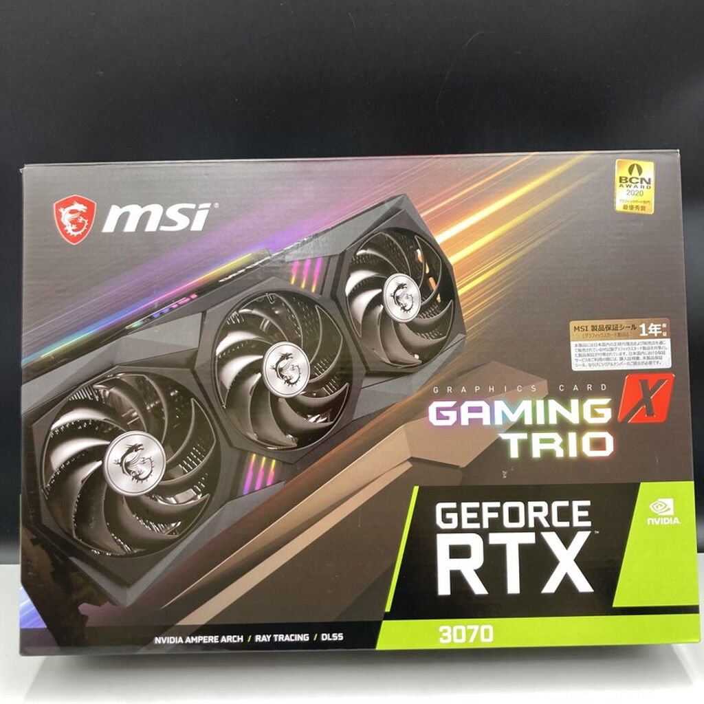 中古 MSI GeForce RTX 3070 GAMING X TRIO (RTX3070 8G) 143901