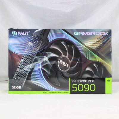 【通販センター】中古  Palit NE75090019R5-GB2020G (RTX5090 GameRock 32GB) 176513 