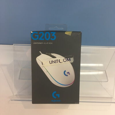 【博多店】中古  Logicool G203 LIGHTSYNC Gaming Mouse G203-WH 3120017583 