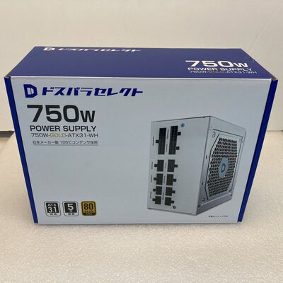 【京都店】中古  ﾄﾞｽﾊﾟﾗｾﾚｸﾄ 750W-GOLD-ATX31-WH(750W WH ATX3.1) 3180006892 