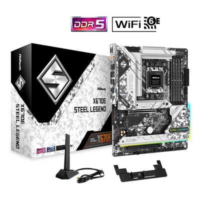 ASRock  【箱破損品】 X670E Steel Legend (X670E AM5 ATX) 