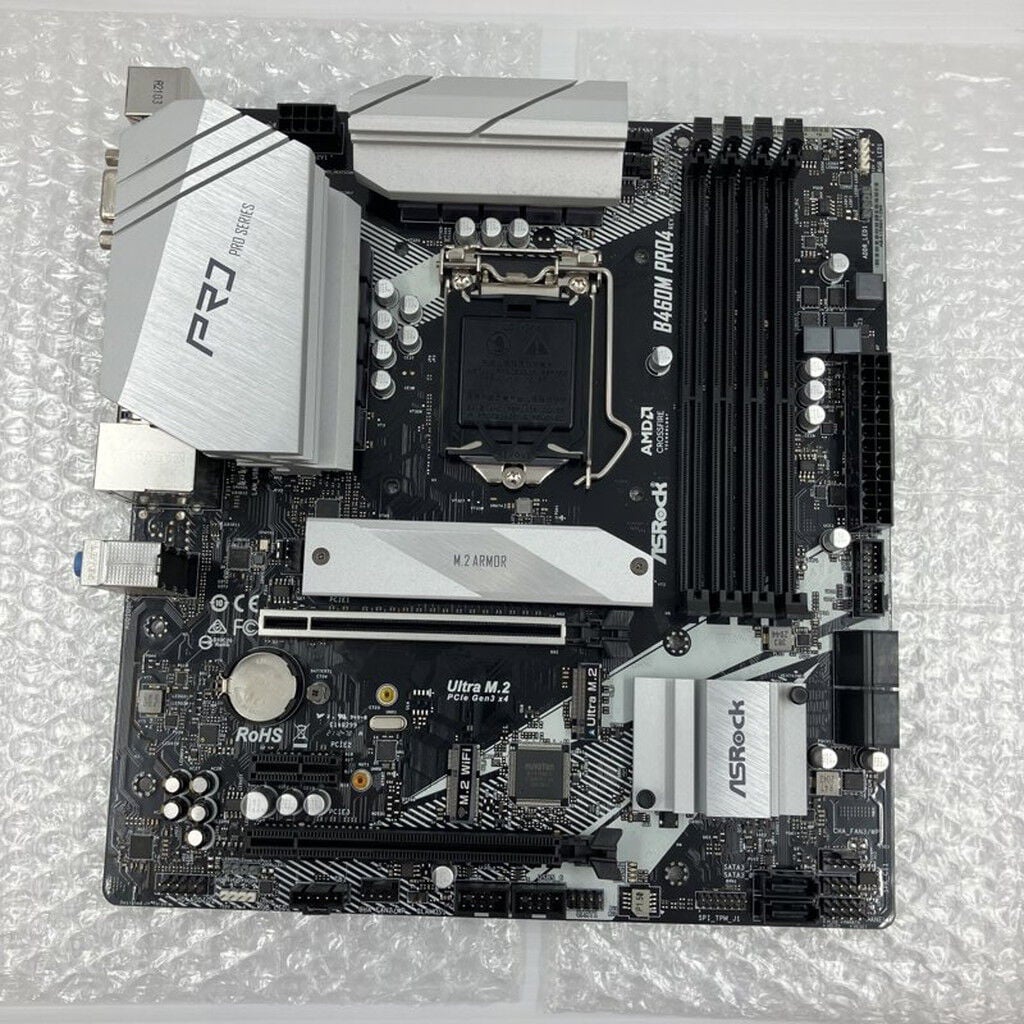 中古 ASRock B460M Pro4 (B460 1200 mATX DDR4) 142792 （394535
