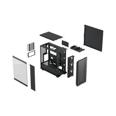 Fractal Design  Epoch Black TG RGB Light Tint FD-C-EPO1A-04 (ATX ガラス ブラック) 