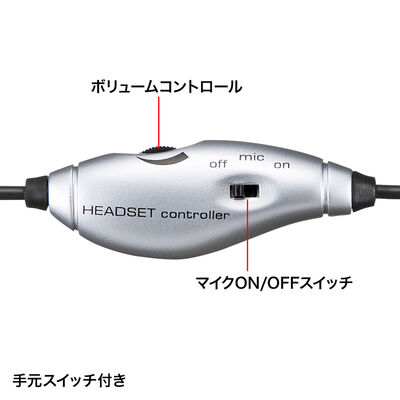 サンワサプライ  MM-HS507NCN (マルチメディアPCヘッドセット) 