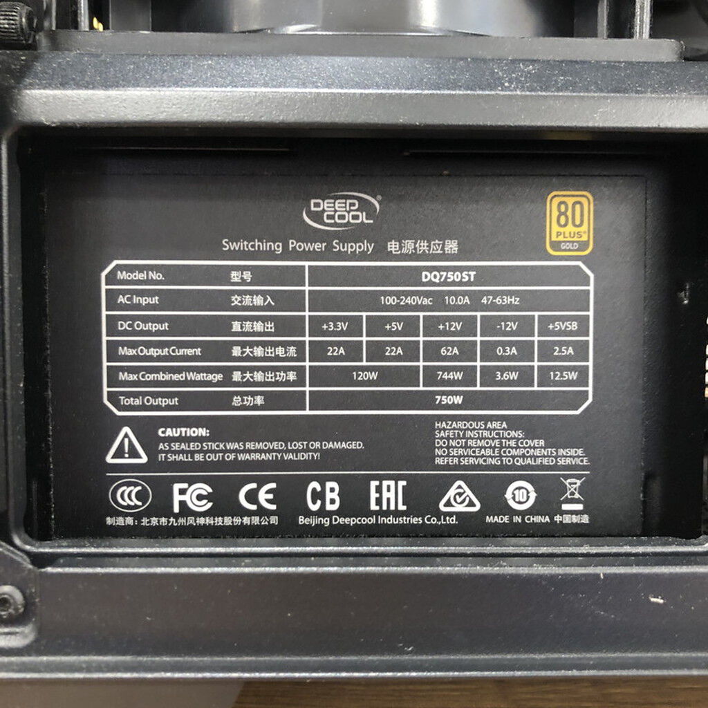 中古 original 自作PC (Core i5-11400F/16GB/SSD500GB SSD480GB