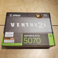 中古  MSI GeForce RTX 5070 12G VENTUS 2X OC (RTX5070 12G) 4700000975 