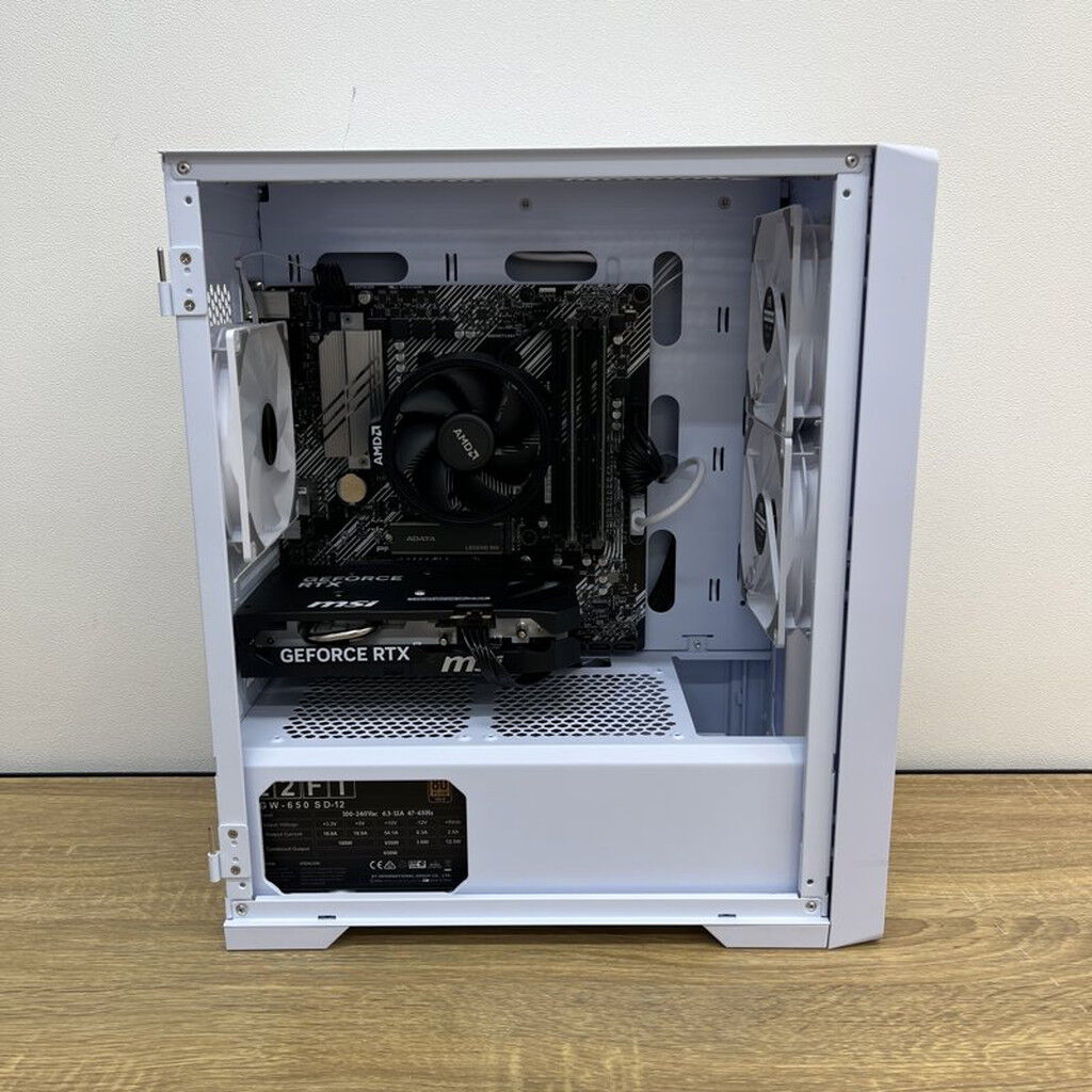 中古 自作パソコン(Ryzen 7 5700X/32GB/SSD2TB/RTX5060/W11H