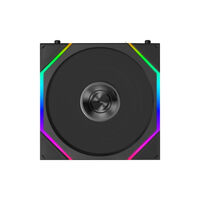 Lian-Li  UNI FAN TL FLEX BK リバースブレード 12RTL1F1B (120mm ARGB ブラック リバースファン) 