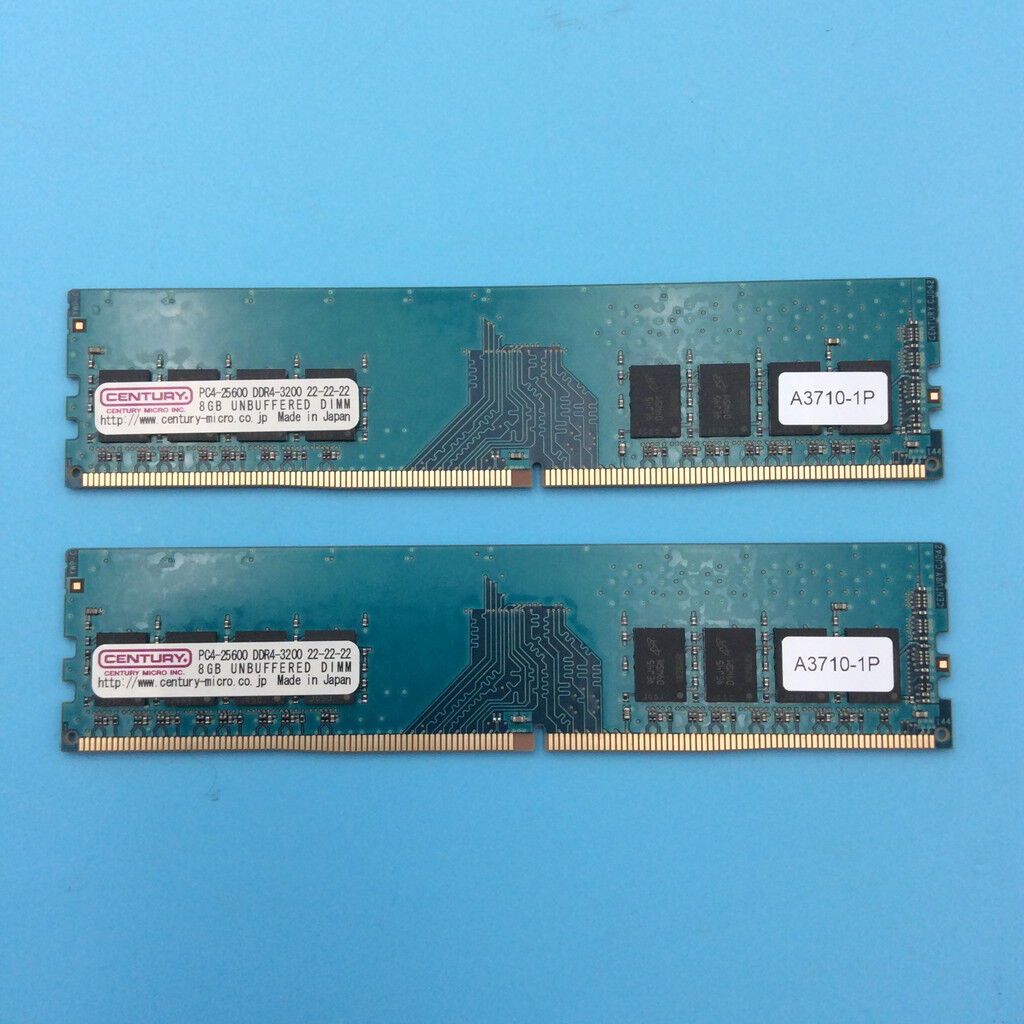 8GB デスクトップ用 中古 2枚組 DDR4-3200 DDR4 16GB(8GB×2枚) 2枚組