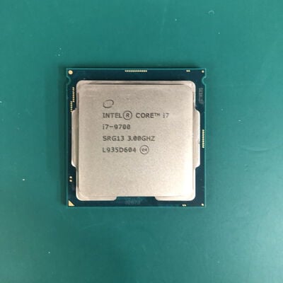 【津ラッツ店】中古  Intel Core i7 9700 (1151/3.00GHz/12M/C8/T8) 140316