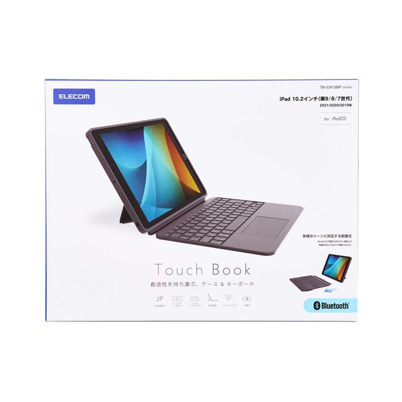 エレコム Touch Book for iPad 10.2インチ TK-CA13BPBK ｜ パソコン