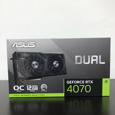 【長野稲里店】中古  ASUS DUAL-RTX4070-O12G (RTX4070 12GB) 157131 