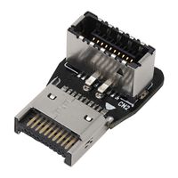 AINEX  USB-028 (フロントUSB Type-Cヘッダー変換アダプタ L型リバース) 