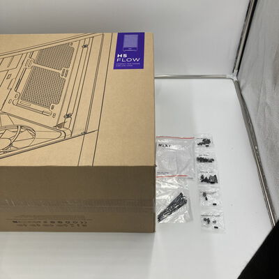 【白山FM松任店】中古  NZXT CC-H51FW-01(H5 Flow WH ATX ｶﾞﾗｽ ) 4950000966 