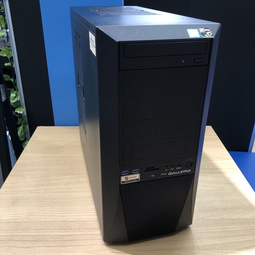 中古 THIRDWAVE GALLERIA XT(i7 8700/16GB/SSD512GB/HDD1TB/GTX1660Ti