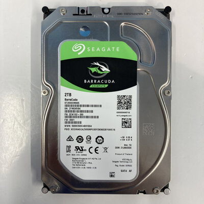 【博多店】中古  各社 3.5インチ HDD 2TB SATA （デスクトップ用） 121849 