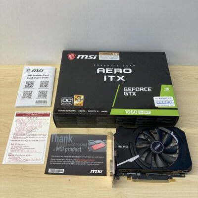【博多店】中古  MSI GeForce GTX 1660 SUPER AERO ITX OC (GTX1660 SUPER) 141207 