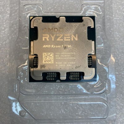 【京都店】中古  AMD Ryzen 7 7700 (AM5/3.8GHz/40M/C8/T16/65W) 1460024624 