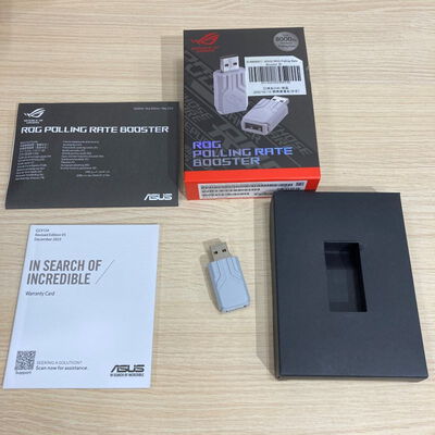 【静岡東瀬名店】中古  ASUS ROG Polling Rate Booster ホワイト (AC09 ROG POLLING RATE BOOSTER/WHT) 5140000511 