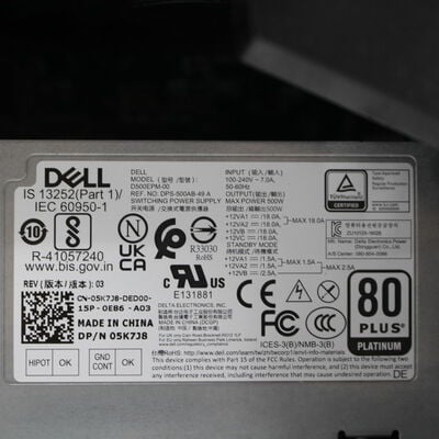 【通販センター】中古  DELL XPS 8940(Intel Core i7 11700/16GB DDR4 (PC4)/SSD1TB/DVDマルチ/NVIDIA GeForce RTX 3060 Ti 8GB/W11H64 MAR) 196930 