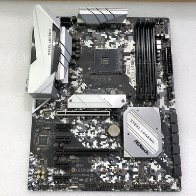 【甲府飯田店】中古  ASRock B450 Steel Legend (B450 AM4 ATX DDR4) 4720001681 