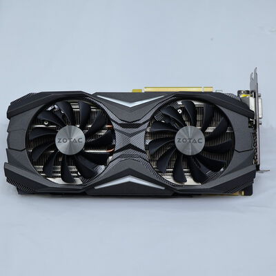 【通販センター】中古  ZOTAC GeForce GTX 1080 AMP Edition ZT-P10800C-10P 8G (GTX1080 8GB) 192116 