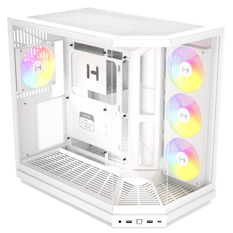 HYTE Y50 RGB Snow White (E-ATX ガラスパネル ホワイト) ｜ パソコン