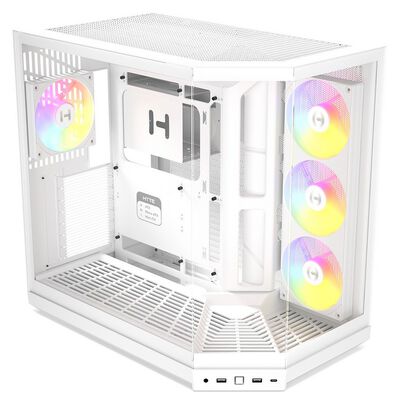 HYTE  Y50 RGB Snow White (E-ATX ガラスパネル ホワイト) 
