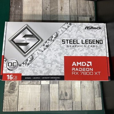 【広島店】中古  ASRock RX7800XT SL 16GO(RX7800XT Steel Legend OC) 3320004907 