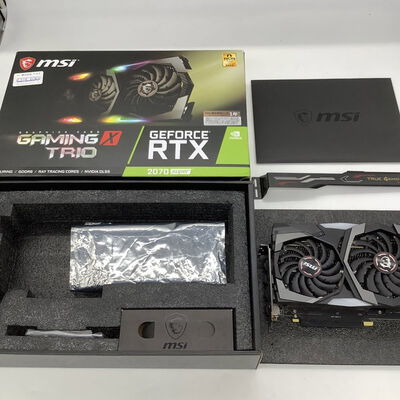 【堺七道店】中古  MSI GeForce RTX 2070 SUPER GAMING X TRIO(RTX2070 SUPER 8GB PCIE) 4660003364 