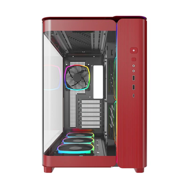 MONTECH KING 95 PRO Red (ATX ガラス レッド) ｜ パソコン通販
