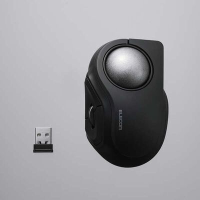 エレコム  M-MT2MRSBK (bitra USB無線/Bluetoothトラックボール 5ボタン/人差し指操作) 
