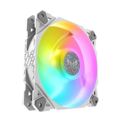 ASUS  TUF Gaming TF120 ARGB Fan - Triple Fan Kit with ARGB Controller ホワイト (TUF GAMING TF120 WHITE ARGB 3IN1) 
