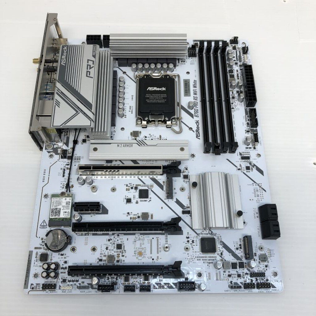 中古 ASRock B760 Pro RS WiFi WHITE(B760 1700 ATX DDR5) 5230000876