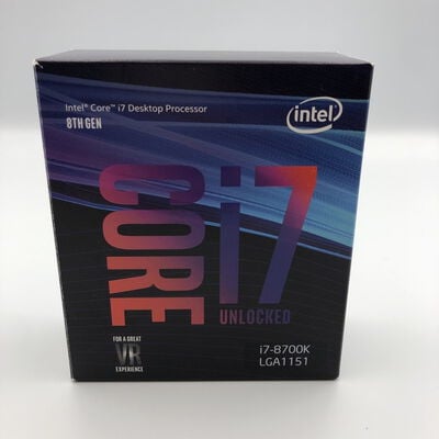 【甲府飯田店】中古  INTEL Core i7 8700K (1151/3.70GHz/12M/C6/T12) 136197 