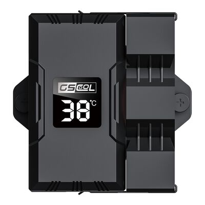 AINEX  G-130BK (92mmファン&温度LCD搭載 Intel&AMD用 CPUクーラー ブラック) 