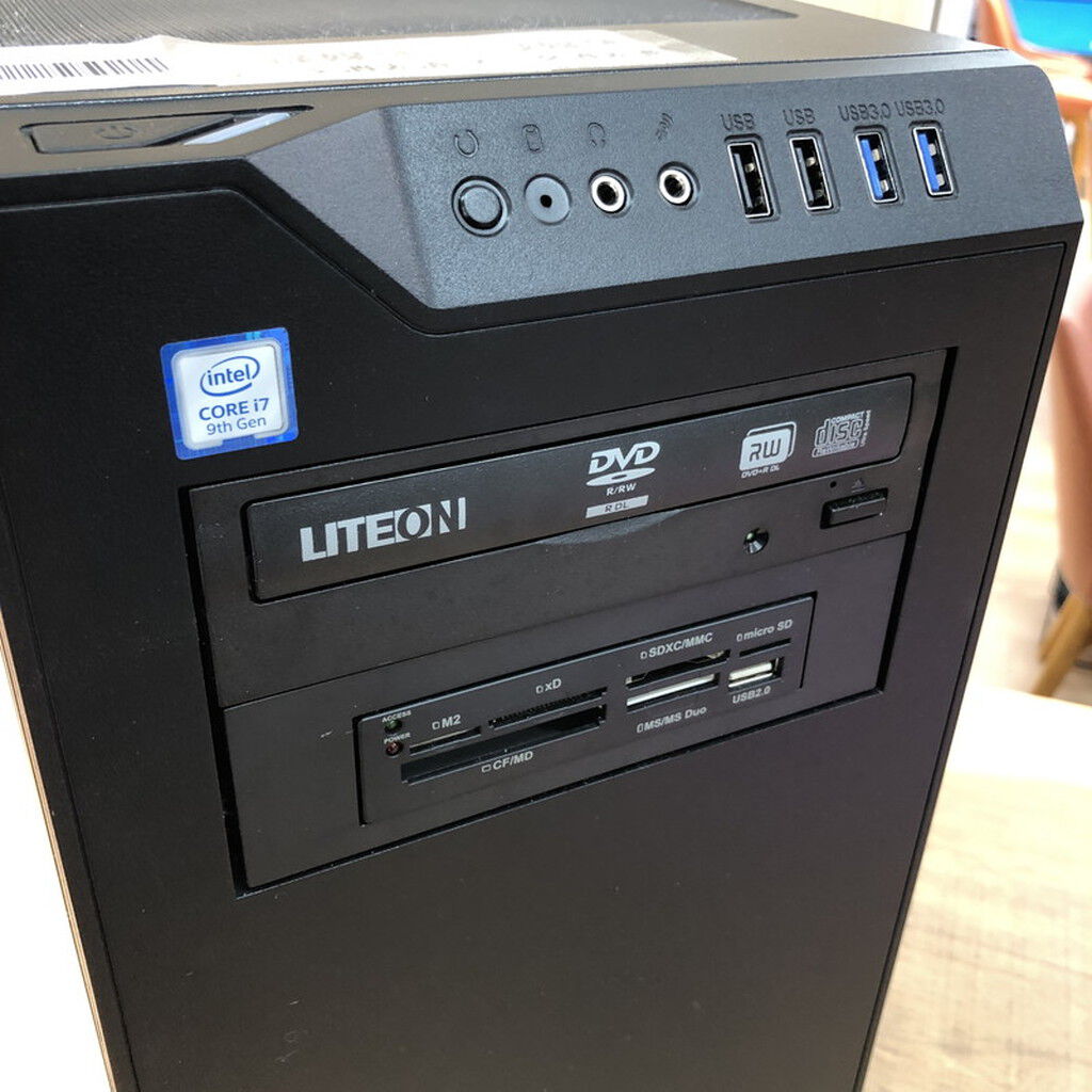 中古 BTOパソコン(i7 10700/16GB/SSD500GB+500GB/GTX1660/W10H