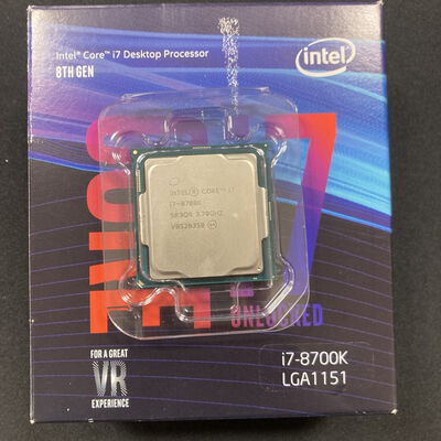 【大宮店】中古  INTEL Core i7 8700K (1151/3.70GHz/12M/C6/T12) 136197 