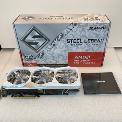 【京都店】中古  ASRock RX7700XT SL 12GO(RX7700XT Steel Legend OC) 3180006826 