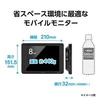 CENTURY  plus one HDMI LCD-8000VH5B (8インチ 液晶モニター) 